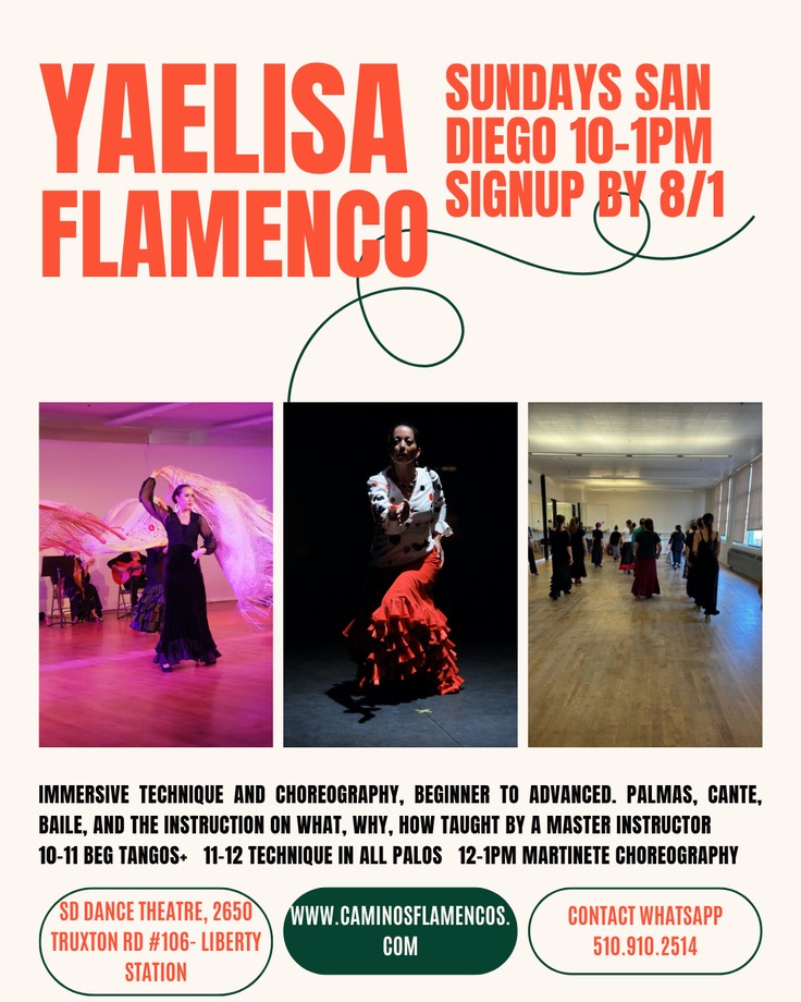 AUGUST SAN DIEGO CLASS FLYER